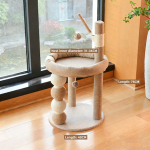 Liathr&oacute;id Sisal s&oacute; agus Crann Cat Nook Plush - Haven Peata&iacute; Ilfheidhmeach &Eacute;icea-Choirdi&uacute;il