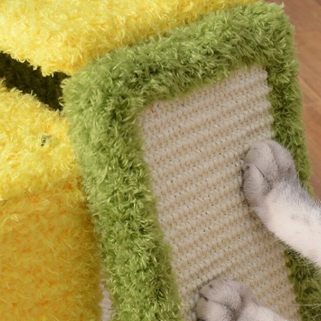 Ay&ccedil;i&ccedil;eği Yaratıcı Kedi Ağacı - Tırmalama Direği ve Rahat Saklanma Yeri Olan &Ccedil;ok Katlı Kedi Apartmanı